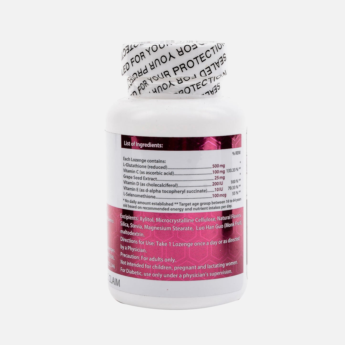 Thiocell Glutathione Complex Dietary Supplement